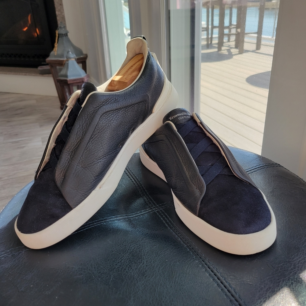 Zegna Triple Stitch Men's Sneakers